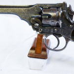 SOLD, VERY RARE WEBLEY MARK III .455 REVOLVER WITH VERY SCARCE 6 INCH BARREL, 1899 BOER WAR NAMED!