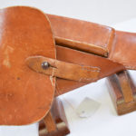 SOLD Tan Leather dla44 (Karl Barth) Nazi High Power holster, MINT AND WELL MARKED