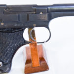 SOLD , VERY SCARCE EARLY JAPANESE TYPE 94 NAMBU PISTOL, 13.11 DATE (NOV, 1938), MATCHING MAG, VERY SHARP!