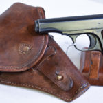 SOLD RARE JAPANESE WW2 ARMY OFFICER USED DWM MODEL 1922 PISTOL & JAPANESE MILITARY HOLSTER, MINT CRISP!