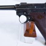 SOLD  SCARCE FINNISH WW2 PISTOOLI L-35 LAHTI PISTOL, EARLY TYPE WITH THE LOADED CHAMBER INDICATOR, VERY SHARP!