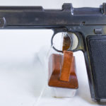 SOLD 1937 AUSTRIAN BUILT M1912 STEYR HAHN PISTOL, CONVERTED TO A NAZI POLICE EAGLE/L 9mm LUGER, VERY RARE VARIANT!