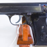 Sold, NAZI ARMY ISSUE SAUER 38H PISTOL, LATE MID WAR PRODUCTION, MINT SHARP!