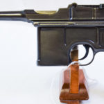 SOLD  EXCEPTIONAL CONDITION MAUSER M1921 "BOLO" BROOMHANDLE PISTOL, EARLY PRODUCTION WITH BEAUTIFUL SHOULDER STOCK!