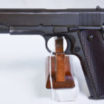 SOLD EARLY 1943 2ND SLIDE LOGO REMINGTON RAND 1911A1 US ARMY SERVICE PISTOL, SA REBUILT USED IN VIETNAM, NICE!