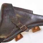 SOLD GERMAN WWI 1917 DATED DARK BROWN LUGER HOLSTER, NICE!
