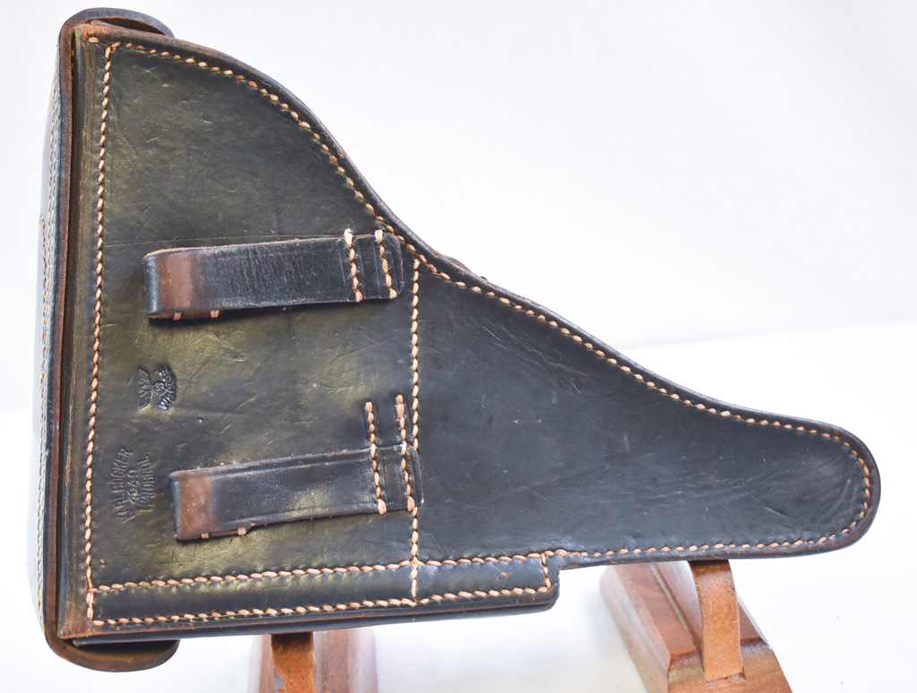 SOLD GERMAN WW2 ORIGINAL 1940 DATED LUGER HOLSTER, MINT CONDITION ...