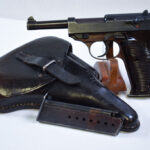 SOLD GERMAN WWII WALTHER ac42 P.38 PISTOL, "i" BLOCK PRODUCTION, NAMED VET BRINGBACK MINT FULL RIG!