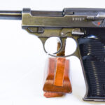 SOLD SCARCE, MAUSER svw 45 P.38 PISTOL, DUAL TONE FINISH, “e” BLOCK END OF WAR NAZI ISSUE, MINT SHARP!