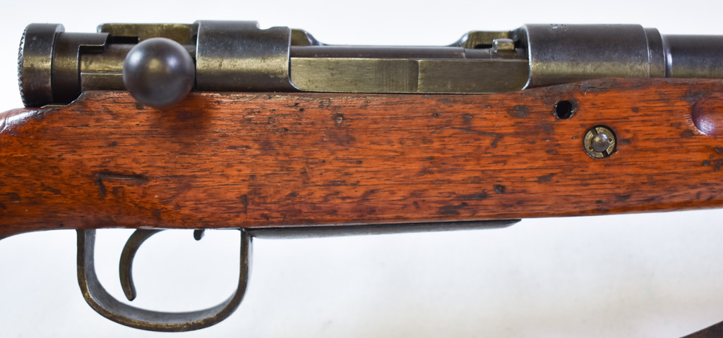 original WW2 japanese type 99 rifle early to midwar rear sling swivel w screws 