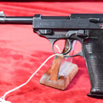 MON AUG 24, VERY CHOICE, GERMAN WWII WALTHER ac42 CODE P.38 PISTOL, MILITARY FINISH "K" BLOCK, VET BRINGBACK, EXTRA SHARP!