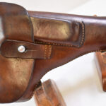 SOLD EXTREMELY RARE AKAH MADE HOFFMAN TYPE HOLSTER FOR THE M1914 MAUSER PISTOL, MINT!
