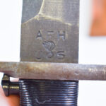 SOLD US WWII AMERICAN FORK & HOE M1 BAYONET FOR THE M1 GARAND RIFLE, MINT!