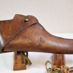 SOLD U.S. WWI GRATON & KNIGHT 1918 DATED M-1917 REVOLVER HOLSTER, NICE!