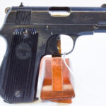 SOLD, SCARCE FRENCH/NAZI UNIQUE KRIEGSMODELL PISTOL, EARLY PRODUCTION WaA251 WAFFENAMTED, MINT SHARP!