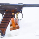 SOLD, EARLY JAPANESE TYPE 14 NAMBU PISTOL, NAGOYA NAMBU 11.1 DATE (Jan, 1936), SHARP WITH MATCHING MAG!