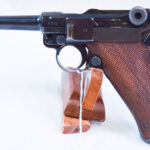 SOLD  EXCEPTIONAL GERMAN WWII 1938 S/42 P.08 LUGER PISTOL, ALL MATCHING INCLUDING THE MAG, REAL EYE POPPER!