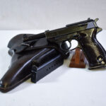 SOLD FRI JUL 3, WALTHER ac41 P.38 PISTOL, SCARCE 1st VARIATION, 2 MATCHING MAG MINT FULL RIG!