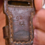 SOLD , 1944 GERMAN WW2 K98k RIFLE SLING, WAFFENAMTED AND "gan 44" MARKED, NICE!