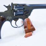 SOLD  BRITISH ARMY EARLY 1934 PRODUCTION ENFIELD No2 MkI SERVICE REVOLVER, UN-ALTERED AND MINT CRISP!