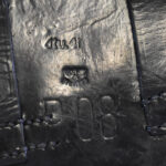 SOLD , GERMAN WWII RARE CODE dtu.41 (G.J. ENSINK)  BLACK HARDSHELL LUGER HOLSTER