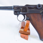 SOLD, EXCEPTIONAL 1942 MAUSER BANNER NAZI POLICE EAGLE/L P.08 LUGER, MATCHING MAG, JUT STUNNING!