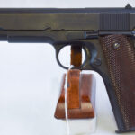 SOLD, US WW2 ITHACA 1911A1, JAN 2,1945 SHIPMENT TO BENICIA ORDNANCE DEPOT, MINT CRISP!