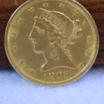 SOLD, GOLD FEVER! US 5 DOLLAR LIBERTY HEAD GOLD COINS, LATE 1800'S EARLY 1900'S  VF-XF CONDITION