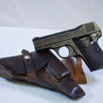 SOLD  GERMAN WWI MILITARY ISSUE "BEHOLLA" PISTOL, WITH HOLSTER! VERY SCARCE ESPECIALLY THIS NICE & EARLY!