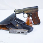 SOLD MAUSER MODEL 1910 PISTOL, NAZI POLICE USE, VET BRING BACK FULL RIG!