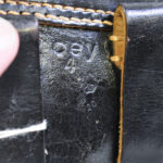 SOLD WC3, RARE MAKER CODE cey 4 (KARL BUDISCHOVSKY) 1944 SOFTSHELL P.38 HOLSTER, VERY SHARP!