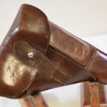 SOLD GERMAN WW2 MAUSER HSc HOLSTER, EARLY jhg 41 CODED, BEAUTIFUL  MINT CRISP & GERMAN SOLDIER NAMED TOO!