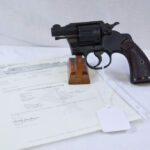 SOLD , RARE US WW2 COLT COMMANDO REVOLVER WITH 2 INCH BARREL, COLT FACTORY LETTER SHIPPED TO MILITARY INTELLIGENCE, PACIFIC THEATER