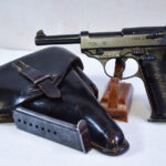 SOLD  MAUSER byf 43 P.38 PISTOL….. EARLY "d" BLOCK PRODUCTION,  DUSTY BLUE FINISH, MINT CRISP & STUNNING FULL RIG!