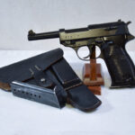 SOLD, VERY SCARCE NON-IMPORT EAST GERMAN CIRCA 1950 cyq P.38 PISTOL, EAST GERMAN REWORK/ASSEMBLED,FULL RIG, NICE!