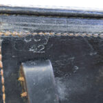 sold, WC9, SCARCE MAKER, cey 42 (KARL BUDISCHOVSKY) 1942 P.38 BLACK HARSHELL HOLSTER, VERY SHARP!