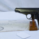 SOLD, WALTHER PP PISTOL, RFV MARKED, WITH THE ORIGINAL CAPTURE PAPERS, VERY SHARP!