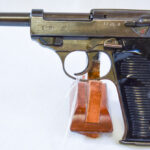 SOLD, THE “GRAY GHOST” MAUSER SVW 45 P.38 PISTOL, NAZI ISSUE "F" BLOCK, ALL PHOSPHATE FINISH, MINT CRISP!