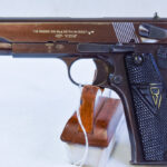 SOLD, ULTRA RARE EARLY NAZI PRODUCTION KRIEGSMARINE “EAGLE/M” MARKED ViZ 35 RADOM PISTOL, MINT SHARP!