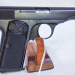 SOLD EXCEPTIONAL JAPANESE WW2 ISSUED FN MODEL 1910 PISTOL, RARE KANJI MARKED, SHIPPED 1938. MINT CRISP!