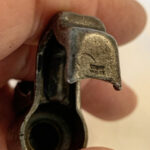 sold M1000 - ORIGINAL - GERMAN WWII K98k muzzle cover, MAUSER WaA63 WAFFENAMTED!