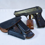 SOLD  EXCEPTIONAL 1943 Cz27 PISTOL, MINT CRISP FULL RIG WITH 1944 BLACK PEBBLE GRAIN HOLSTER, JUST STUNNING!
