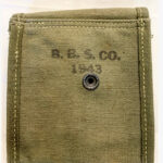 M1 CARBINE TWIN MAG POUCH B.B.S. 1943