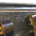 SOLD WC31,  cww 1941 (CARL WEISS) BLACK HARDSHELL P.38 HOLSTER, MINT CRISP EARLY HOLSTER!