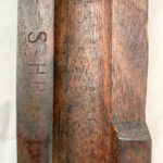 ORIGINAL WW2 M1 CARBINE HANDGUARD - WALNUT SS-HB STAMP (HILLERICH & BRASBY CO. LOUISVILLE, KY)