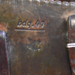 Sold WC37, bdq.41 CODED (EHRHARDT & KIRSTEN, LEIPZIG) 1941 BLACK HARDSHELL LUGER HOLSTER, NICE!