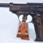 SOLD WALTHER  ac 41 P.38 PISTOL, "g" BLOCK, HIGH POLISH FINISH WITH ONE MATCHING MAG, MINT SHARP!