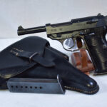 SOLD  MAUSER byf 43 P.38 PISTOL, EARLY “c” BLOCK PRODUCTION, DUSTY BLUE FINISH, MINT CRISP & STUNNING FULL RIG!