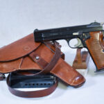 SOLD VERY SCARCE NON-IMPORT SWISS MILITARY SiG P49 PISTOL, 1951 PRODUCTION, FULL RIG MINT CRISP!