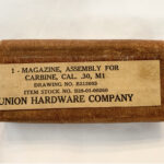 SOLD Union hardware Company M1 Carbine Mag, still in original wrapping with item description